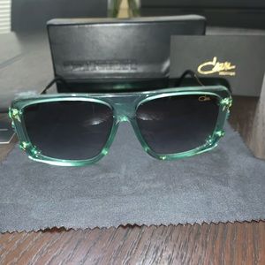 Green Crystal &Gold Rare Cazal 633 Sunglasses
